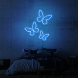 "BUTTERFLIES" NEON SKILT