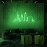 "NYC SKYLINE" NEON SKILT