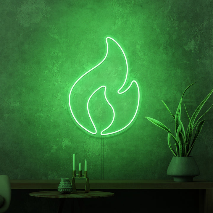 "FIRE" MINI NEON SKILT