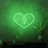 "BROKEN HEART" MINI NEON SKILT