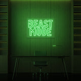 "BEAST MODE" NEON SKILT