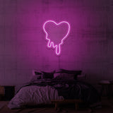 "MELTING HEART" NEON SKILT