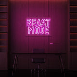 "BEAST MODE" NEON SKILT