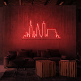 "NYC SKYLINE" NEON SKILT