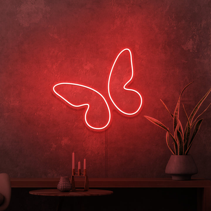 "BUTTERFLY" MINI NEON SKILT