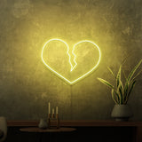 "BROKEN HEART" MINI NEON SKILT